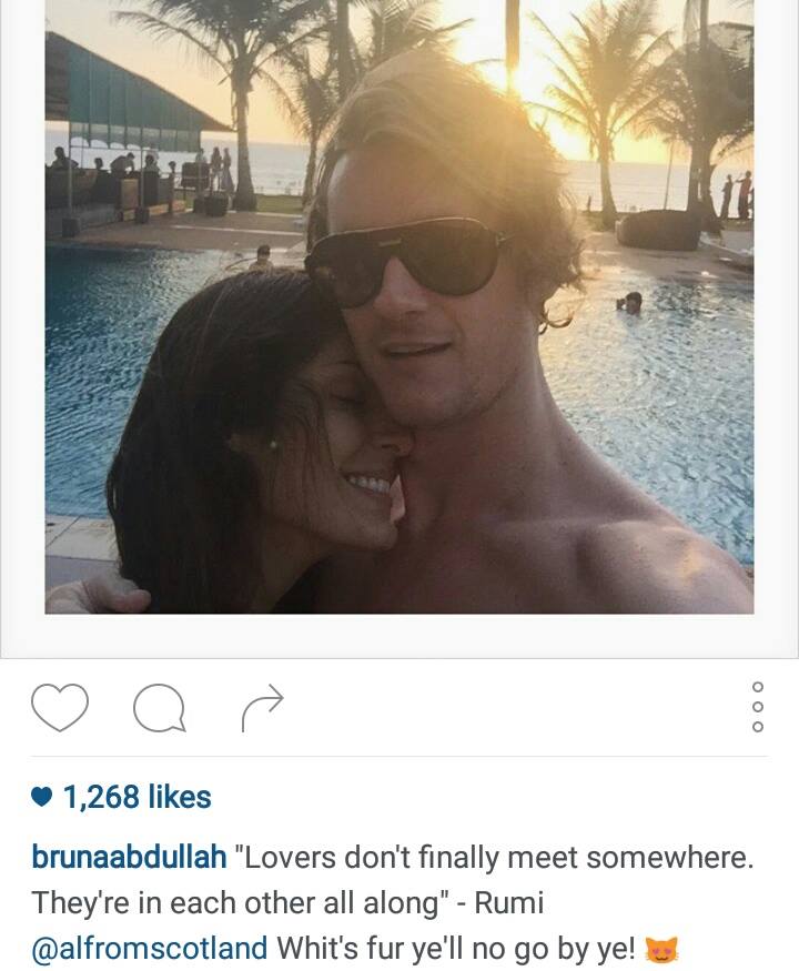 Bruna with her boyfriend Al | Source: Instagra, |