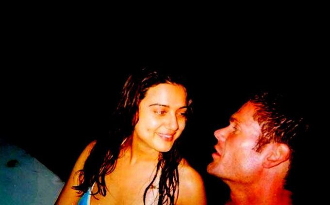 Preity Zinta and Gene Goodenough (Source: Facebook)