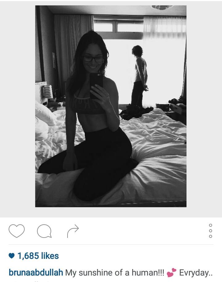Bruna with her boyfriend Al | Source: Instagram |