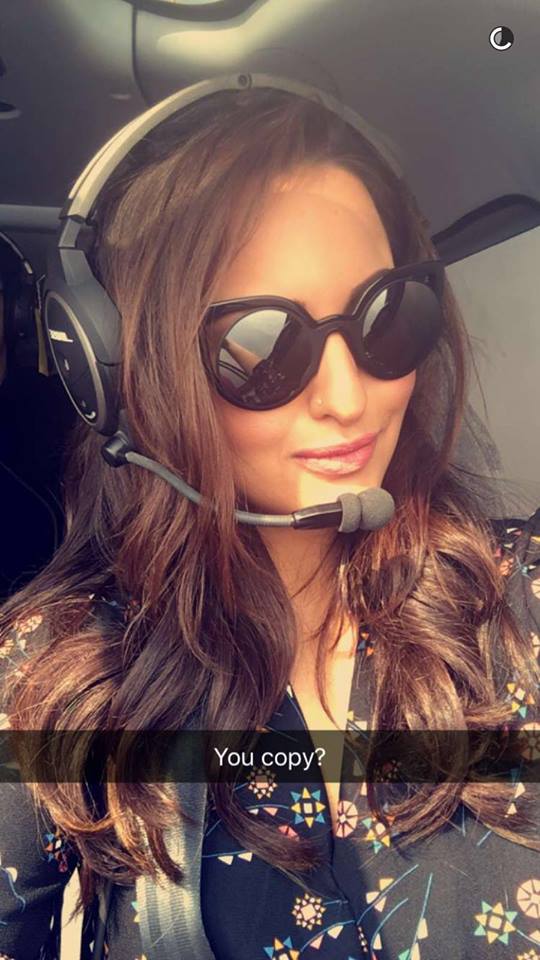 Photo Diary: Sonakshi Sinha’s Fancy Helicopter Ride!
