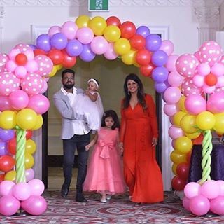 Rambha with her family | Source: Instagram |