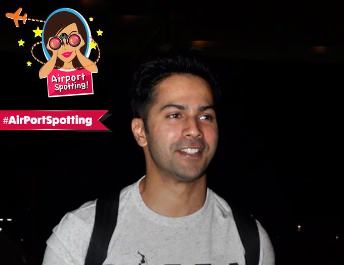 Airport Spotting: Varun Dhawan Wears What’s On Our Mind RN!