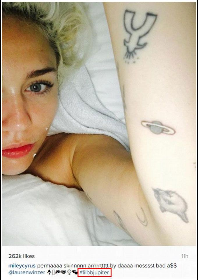 Miley Cyrus’s New Tattoo Might Have Been A Big Mistake & The “Universe” Agrees!