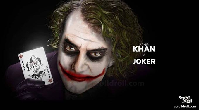 Aamir Khan as The Joker