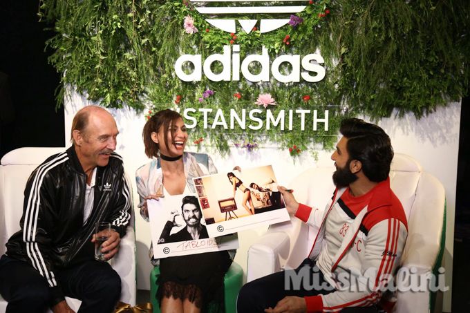 Miss Malini with Stan Smith and Ranveer Singh
