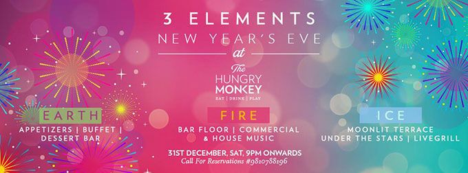 3 Elements New Year's Eve at The Hungry Monkey | Image Source: facebook.com