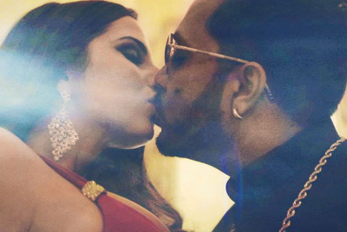 Mika Singh Locks Lips With Canadian Model!