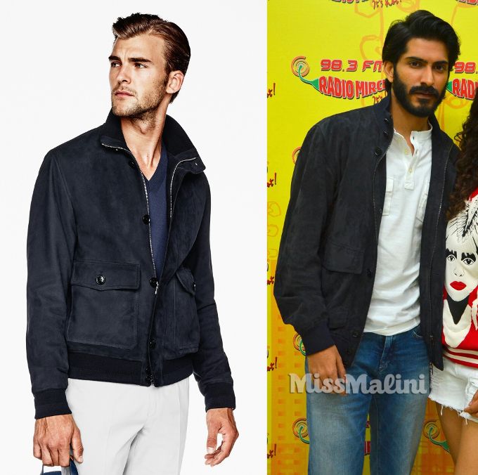 Harshvardhan Kapoor in Ermenegildo Zegna’s Spring/Summer’16 Made-to-Measure Casual Luxury line during Mirzya promotions at Radio Mirchi (Photo courtesy | Viral Bhayani)