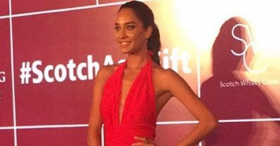 Lisa Haydon Looks Like A Red Hot Siren In This Outfit!