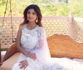 Shilpa Shetty’s Lace Sari Is One For The Ages!