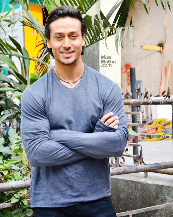 Tiger Shroff during Baaghi promotions (Photo courtesy | Viral Bhayani)