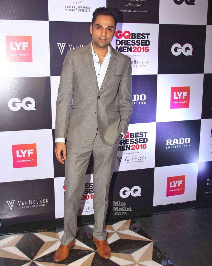 Abhay Deol at the 2016 GQ Best Dressed party