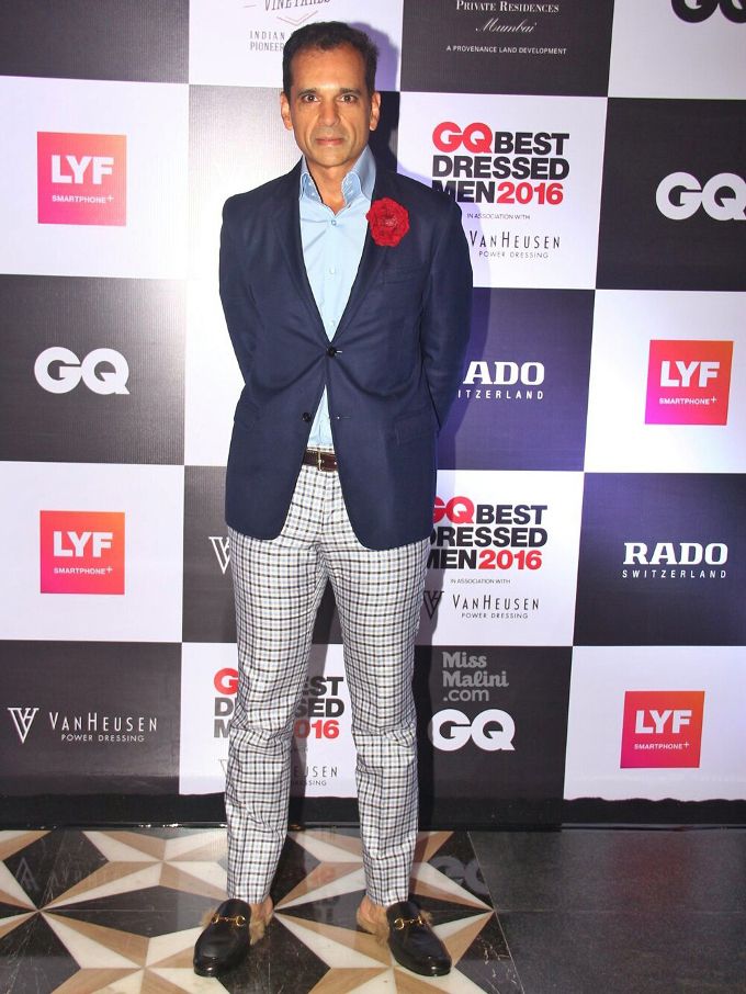 Chetan Jaikishan in Gucci at the 2016 GQ Best Dressed party