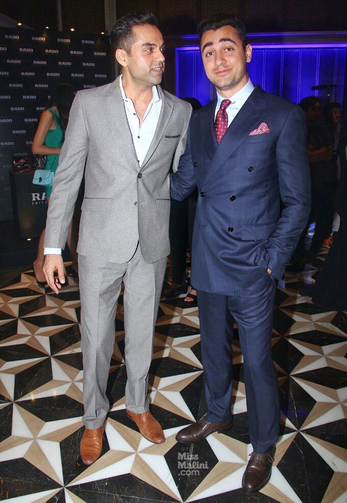 Abhay Deol and Imran Khan at the 2016 GQ Best Dressed party
