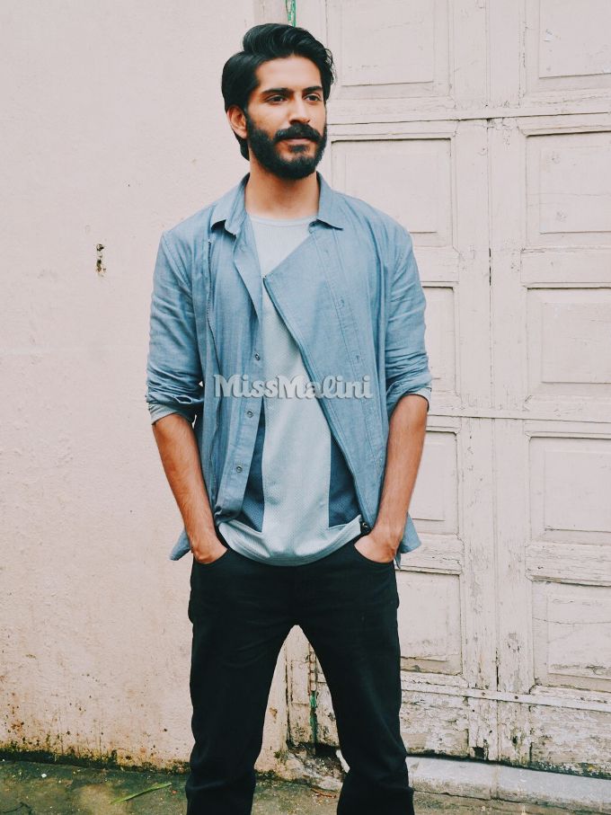 Harshvardhan Kapoor in Vaibhav Singh, Abhishek Paatni, Armani Jeans and Alberto Torresi during Mirzya promotions (Photo courtesy | Viral Bhayani)