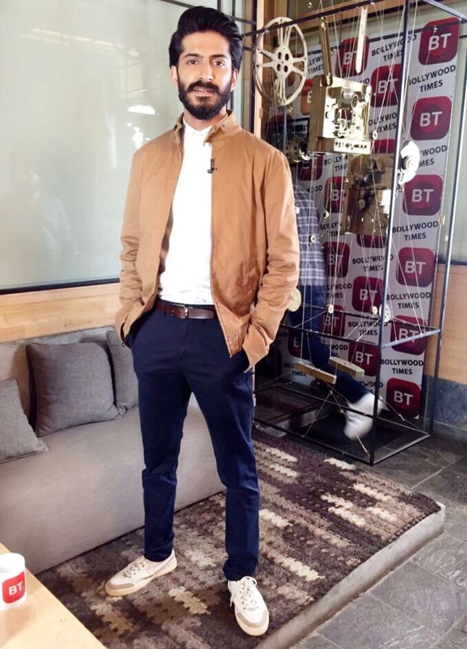 Harshvardhan Kapoor in Jack & Jones, Marks & Spencer and Hermès during Mirzya promotions at Anupama Chopra’s Film Companion (Photo courtesy | Abhilasha Devnani)