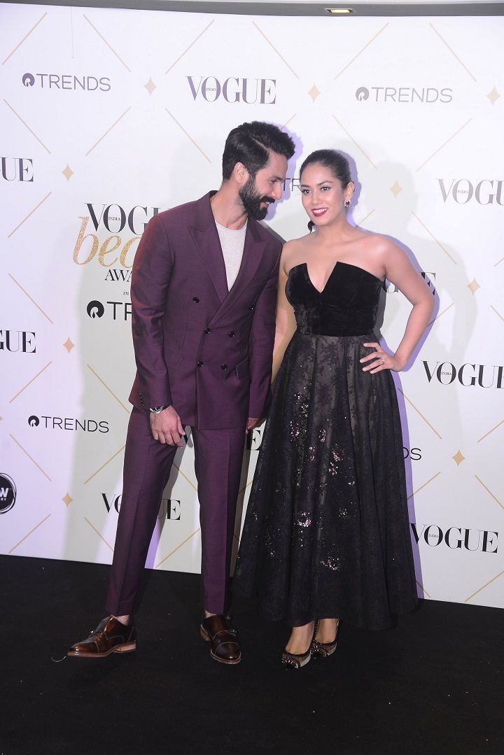 Photos: Mira And Shahid Kapoor’s Chemistry Was The Star At The Vogue Beauty Awards