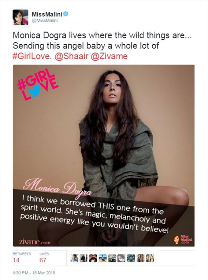 #GirlLove for Monica Dogra