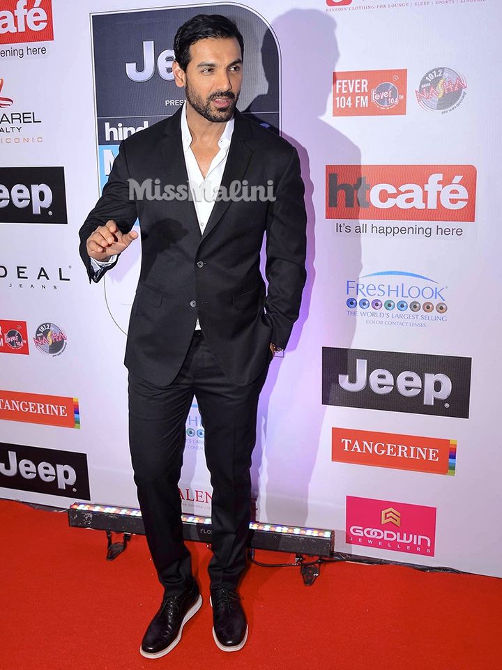 John Abraham at the 2017 HT’s Mumbai’s Most Stylish Awards (Photo courtesy | Viral Bhayani)