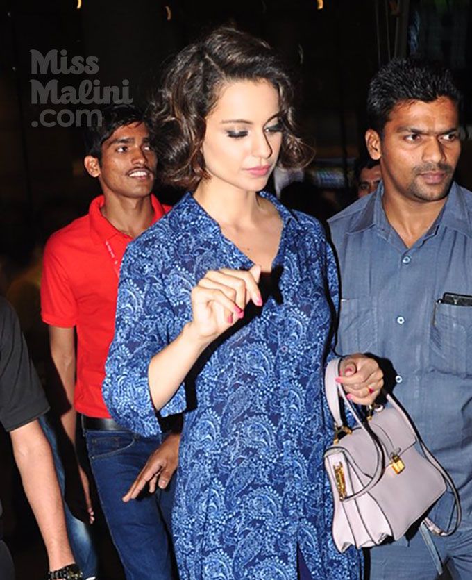 Kangana Ranaut S Airport Style Is Desi Chic And Comfy All In One Missmalini