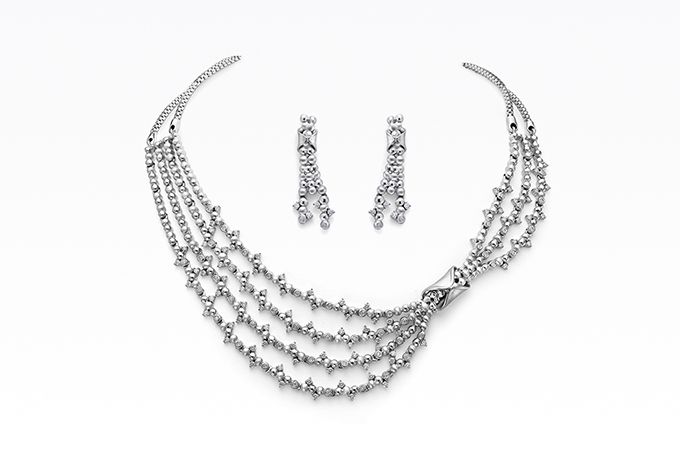 Platinum Necklace Set
