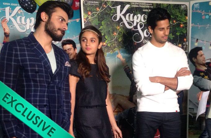 EXCLUSIVE: Alia Bhatt, Fawad Khan & Sidharth Malhotra Show Us Their Crazy Side In This Game