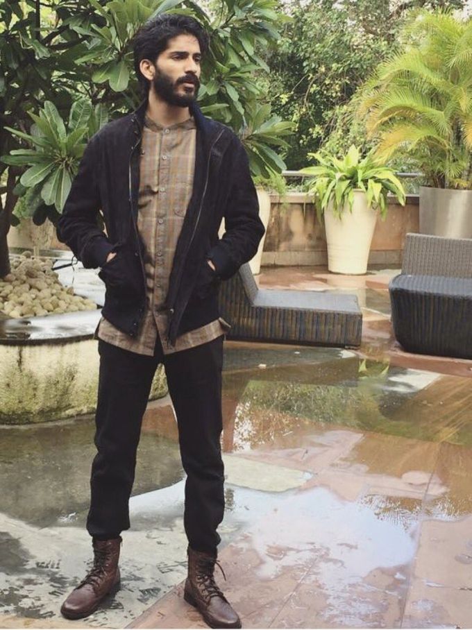 Harshvardhan Kapoor in Ermenegildo Zegna, Bhane, Armani Jeans and Alberto Toressi during Mirzya promotions at Mid Day (Photo courtesy | Rhea Kapoor)