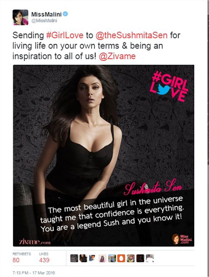 #GirlLove for Sushmita Sen