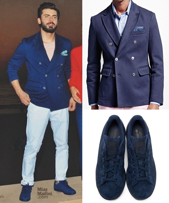 Fawad Khan in Brooks Brothers, Selected Homme, Zara and adidas Originals during Kapoor & Sons promotions (Photo courtesy | Viral Bhayani)