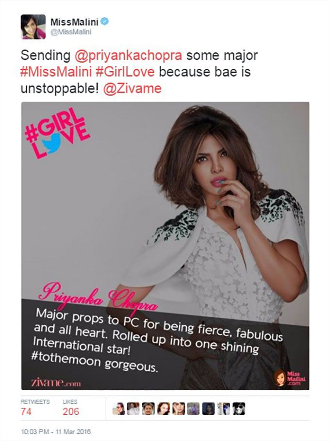 #GirlLove for Priyanka Chopra