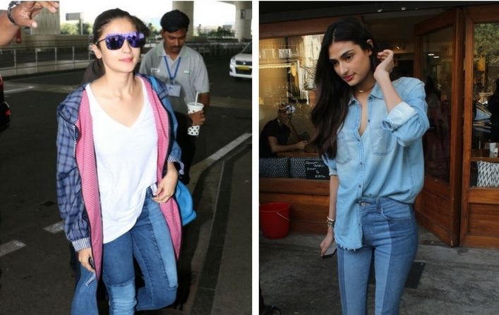 Celebrities Who Can’t Get Enough Of The Two-Toned Denim Trend