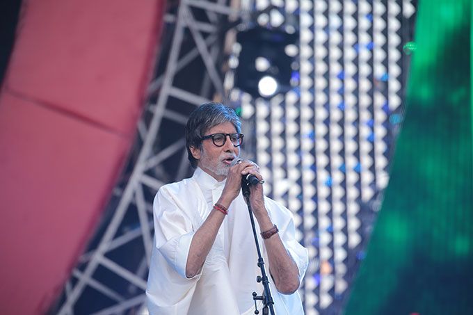 Amitabh Bachchan at Global Citizen India 2016