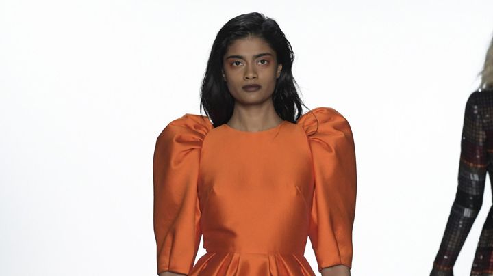 This Indian Model Walks For Bhibhu Mohapatra At NYFW