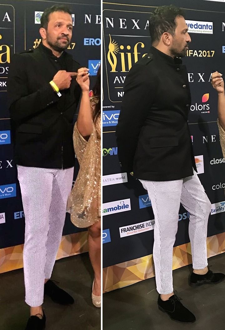 Atul Kasbekar at the 2017 IIFA Rokcs green carpet