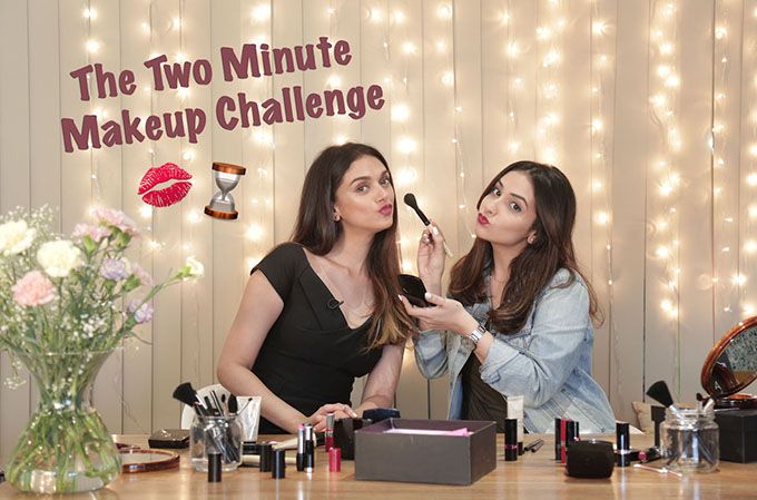 Video: The 2 Minute Makeup Challenge With Aditi Rao Hydari