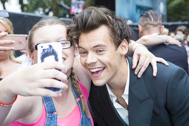 Harry Styles at the Dunkirk premiere in London