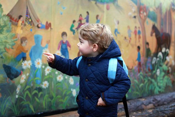 2-Year-Old Prince George Looks Like A Bundle Of Cuteness On His First Day At Nursery