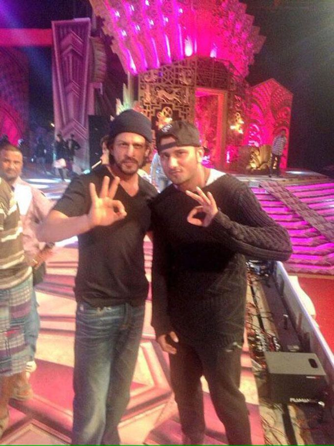 Honey Singh & Shah Rukh Khan (Source: Twitter)