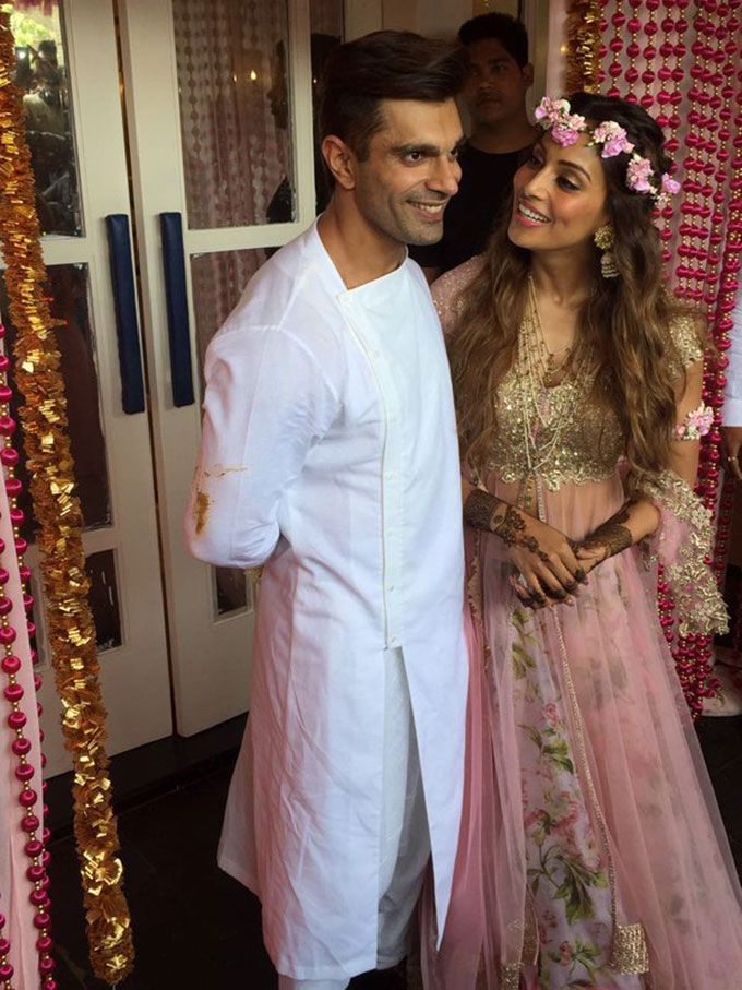 Karan Singh Grover & Bipasha Basu Can’t Stop Smiling As They Pose Together For The Media