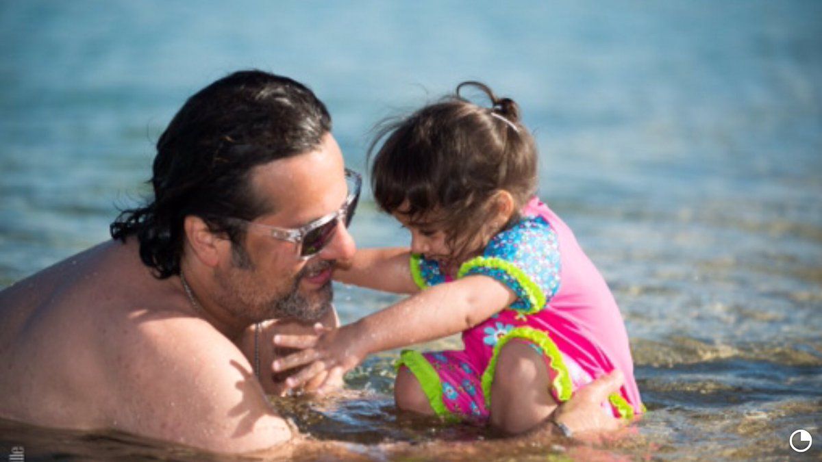 Fardeen Khan with his daughter | Source: Twitter |