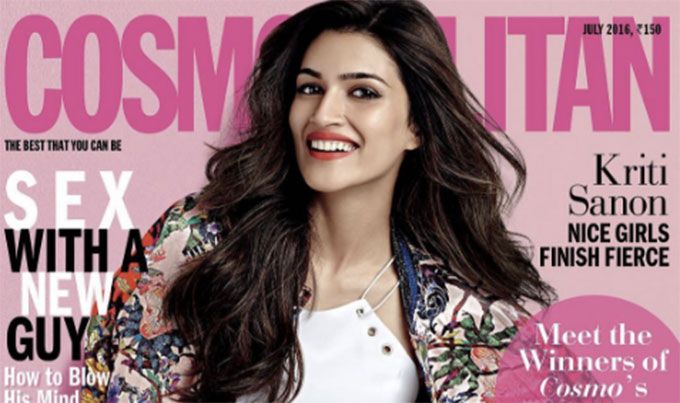 Kriti Sanon Makes Being A Cover Girl Look Easy!