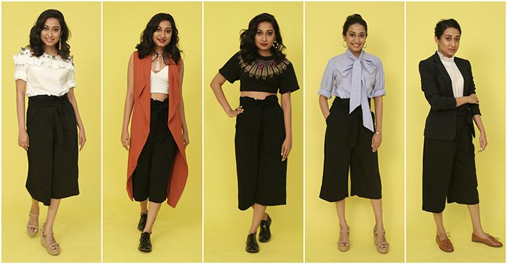 5 Ways To Wear Your Paper Bag Culottes