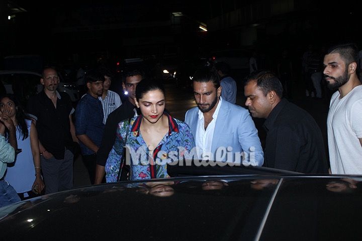Photos: Deepika Padukone & Ranveer Singh Went On A Date In Colour Coordinated Outfits