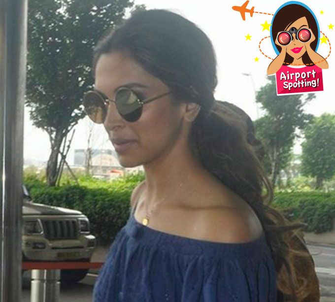 Airport Spotting: Deepika Padukone Looks Like A Sun-Kissed Goddess In Her Latest Look & We Love It