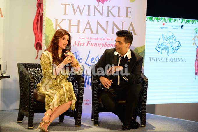 Twinkle Khanna and Karan Johar