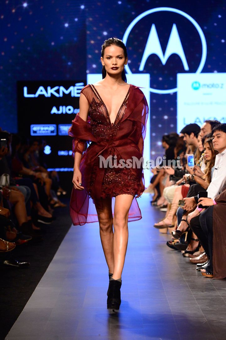 Anjali Lama at Lakme Fashion Week S/R17