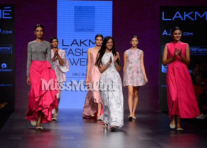 Nishka Lulla at Lakme Fashion Week SR'17