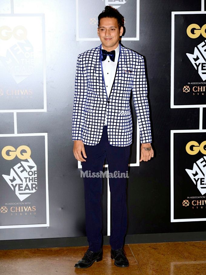 Acquin Pais in Troy Costa at the 2016 GQ Men of the Year awards (Photo courtesy | Viral Bhayani)