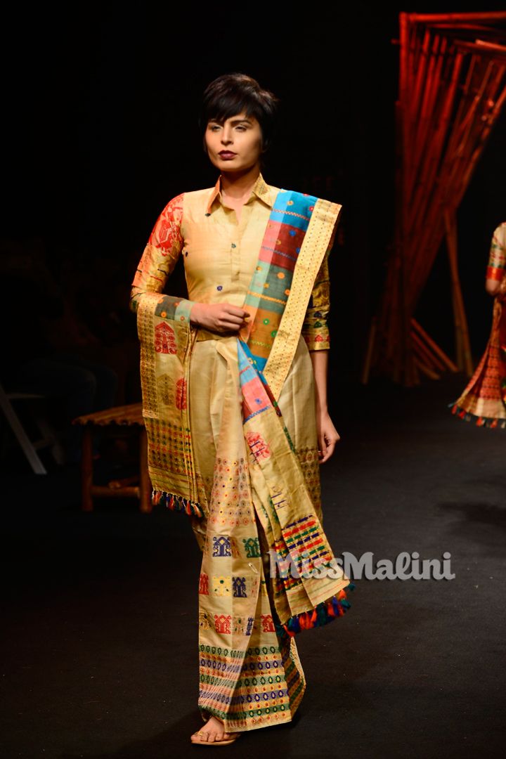Mekhela Chador by Sanjukta Dutta at Lakme Fashion Week SR 17