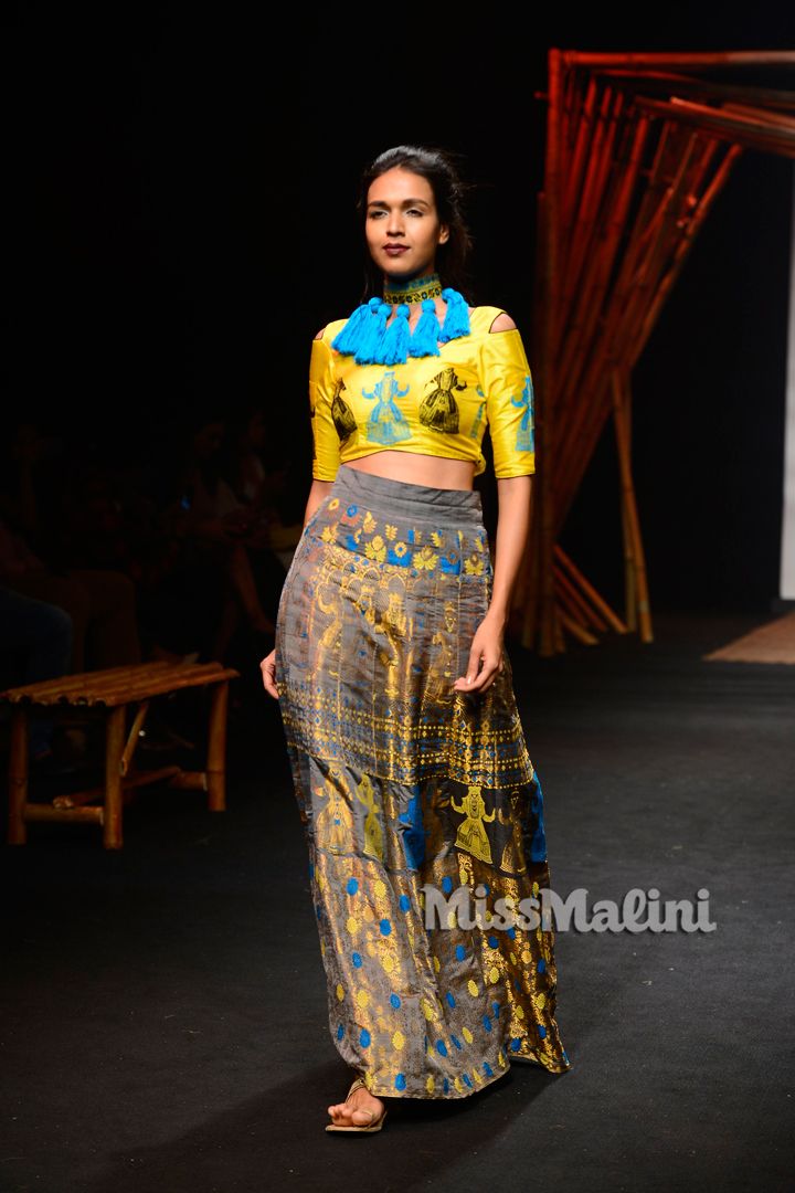 Mekhela Chador by Sanjukta Dutta at Lakme Fashion Week SR 17